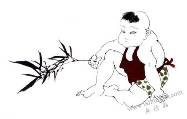 頑童的國(guó)畫畫法步驟 03