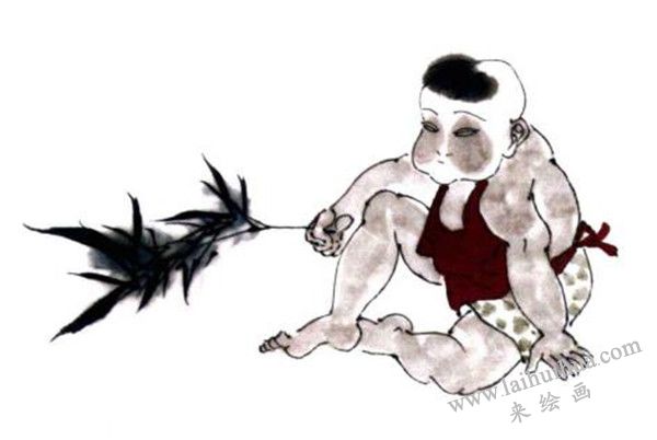 頑童的國(guó)畫畫法步驟 04