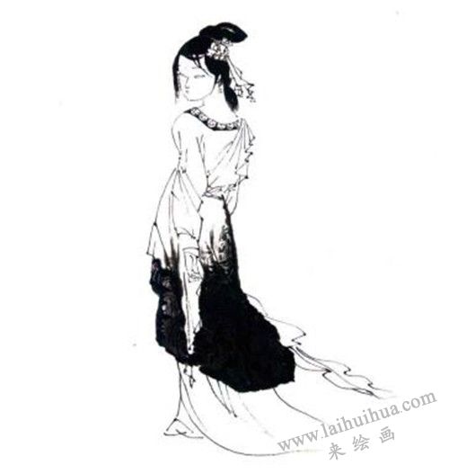 《游春圖》國(guó)畫(huà)畫(huà)法步驟 二