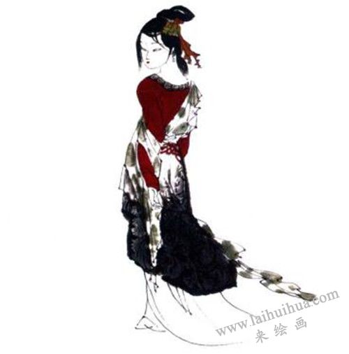 《游春圖》國(guó)畫(huà)畫(huà)法步驟 三