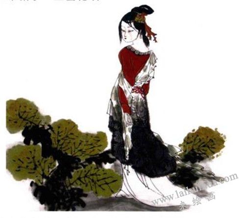 《游春圖》國(guó)畫(huà)畫(huà)法步驟 四