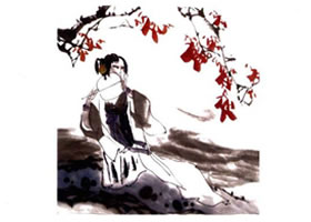 《持扇仕女圖》國畫畫法步驟