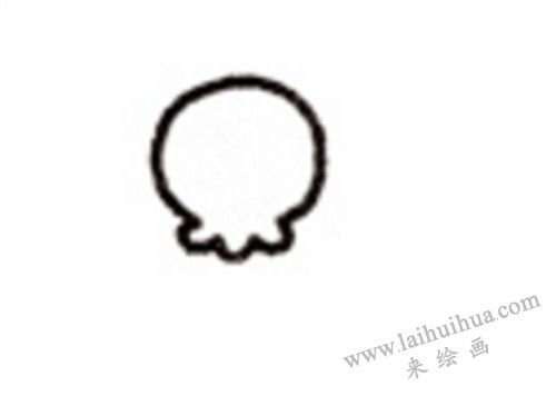 先畫鈴鐺   鈴蘭簡筆畫畫法步驟