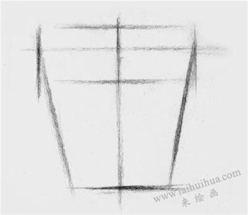 水桶素描畫法步驟 一