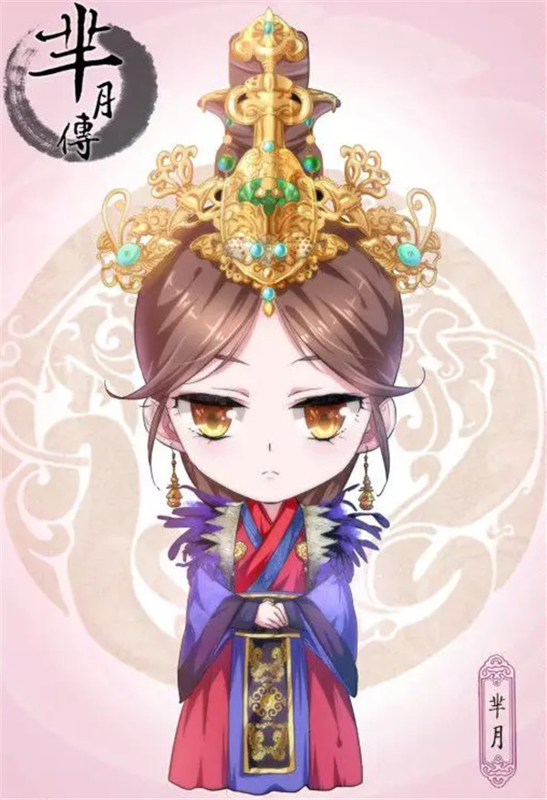 Q版羋月簡(jiǎn)筆畫(huà)