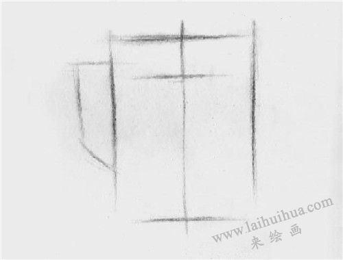 茶缸素描畫法步驟 一