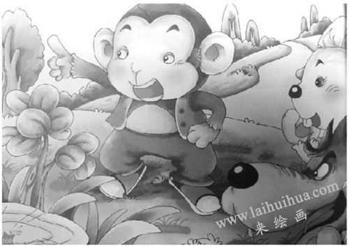 勾線(xiàn)填色  卡通畫(huà)的分類(lèi)  圖2-6