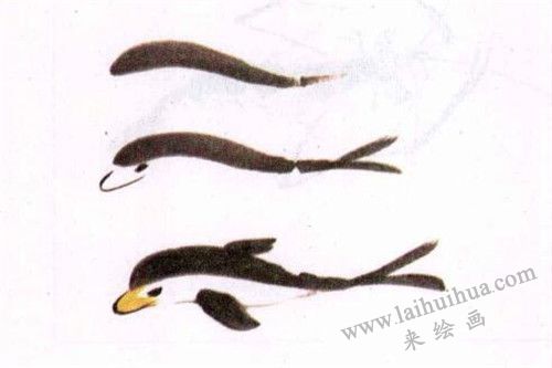海豚水墨畫畫法