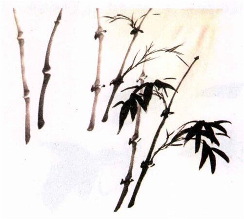竹子水墨畫(huà)畫(huà)法