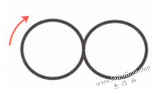 眼睛，小青蛙簡(jiǎn)筆畫畫法步驟 一