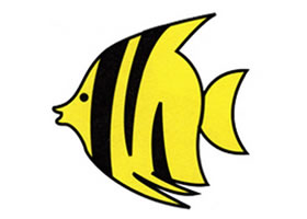 熱帶魚簡筆畫
