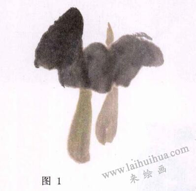 絲瓜水墨畫畫法步驟一