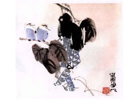 豆角水墨畫(huà)畫(huà)法步驟