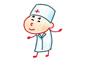 醫(yī)生色鉛筆簡(jiǎn)筆畫
