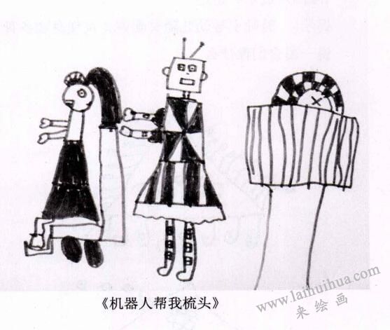 機(jī)器人幫我梳頭