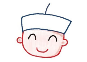 少數(shù)民族色鉛筆簡筆畫