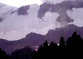 黃山油畫