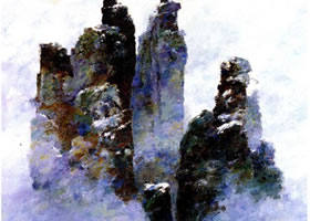 武陵源風(fēng)景名勝區(qū)油畫
