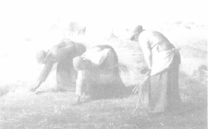 米勒的《拾穗》