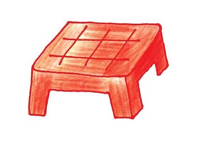 椅子色鉛筆簡(jiǎn)筆畫