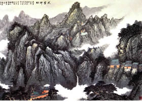 《武當(dāng)神韻》山水畫(huà)