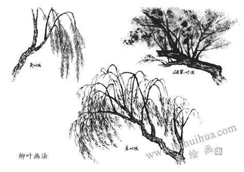 柳葉畫法