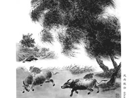 風(fēng)中樹(shù)的畫(huà)法
