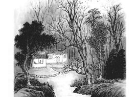 秋季雜樹(shù)的畫(huà)法
