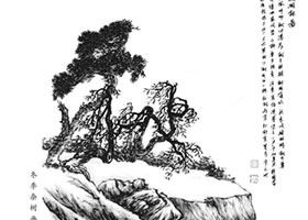 冬季雜樹(shù)的畫(huà)法