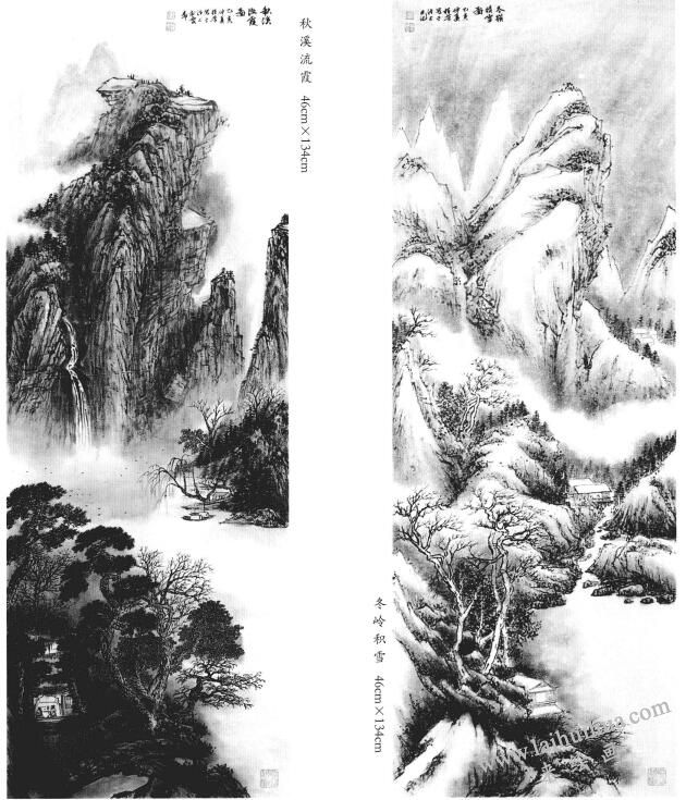 秋景畫(huà)法和冬景畫(huà)法