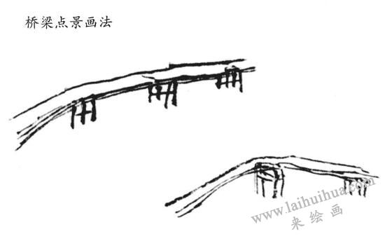 木橋的畫法