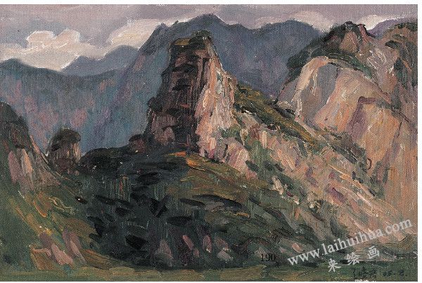 山野之歌　布面油畫