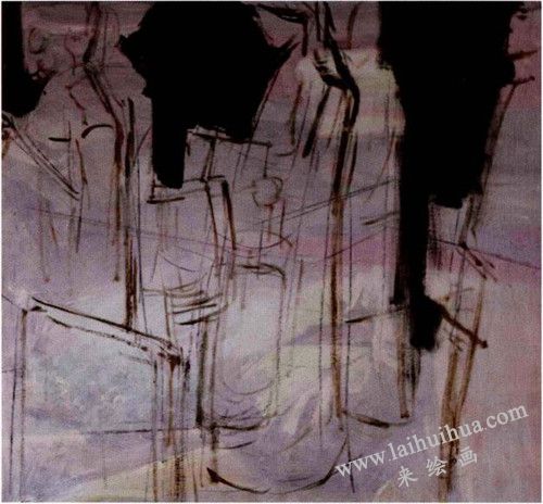 油畫人物肖像畫作畫步驟一