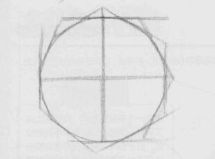 球體素描畫法步驟02   范例二