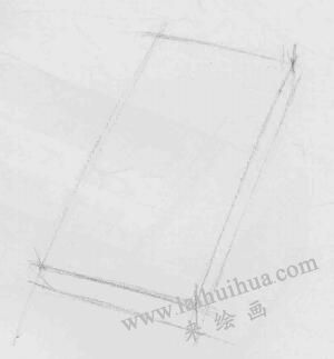 錢包素描畫法步驟01