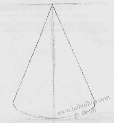 錐體素描畫法步驟02  范例【二】