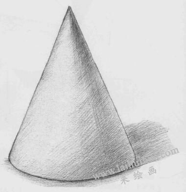錐體素描畫法步驟05  范例【二】