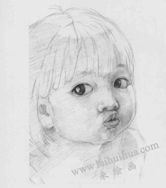 小孩素描畫法步驟06