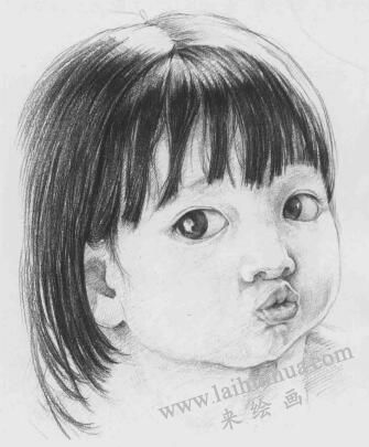小孩素描畫法步驟11