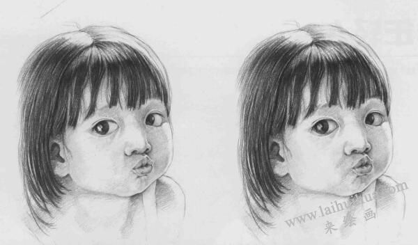 小孩素描畫法步驟12