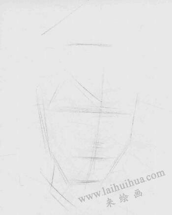 年輕人素描畫法步驟01