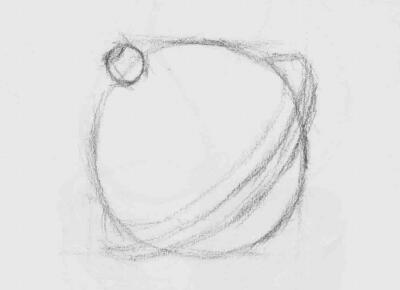 鈴鐺素描畫法步驟03