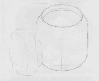 茶葉罐素描畫法步驟02