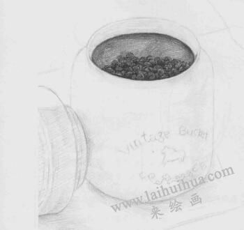 茶葉罐素描畫法步驟08