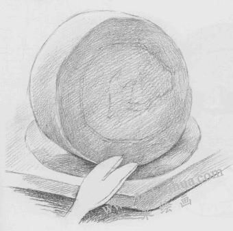 蛋糕素描畫法步驟04