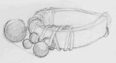 手環(huán)素描畫法步驟05