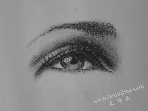 素描中眼睛的畫法
