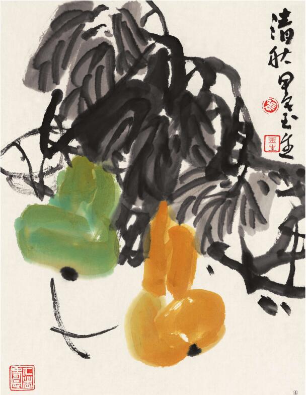 完整葫蘆畫《清秋》畫法