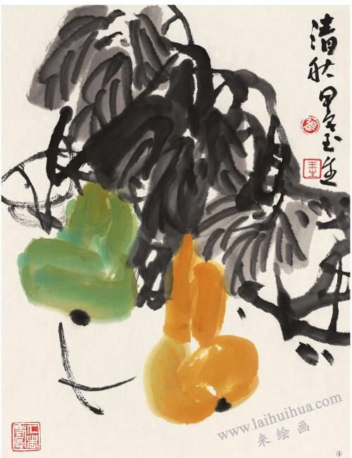 《清秋》畫法步驟04