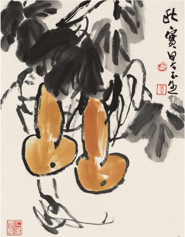 葫蘆畫(huà)《秋實(shí)》的畫(huà)法